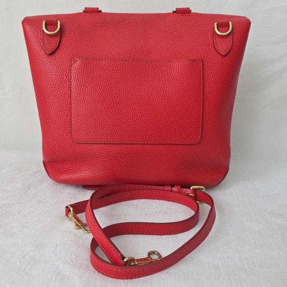 Auth Louis Vuitton Volta Top Handle Red Satchel Bag - Picture 3 of 12